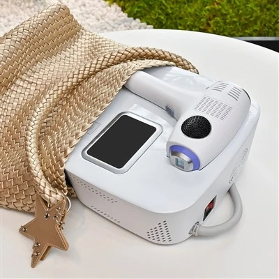 Bærbar minidiode laser hårfjerningsmaskin 755 808 1064nm titan sikker smertefri permanent med iskjøling